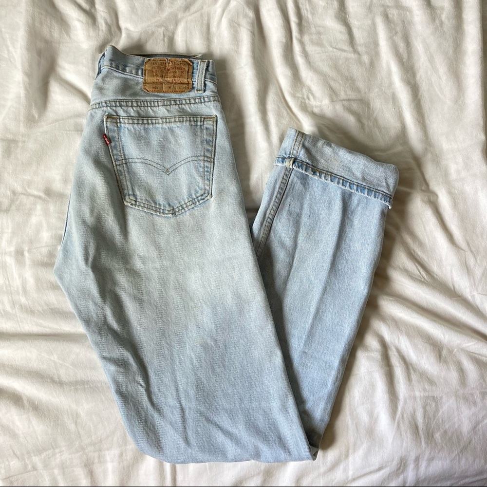 Vintage Levi 501’s Mid rise straight jeans